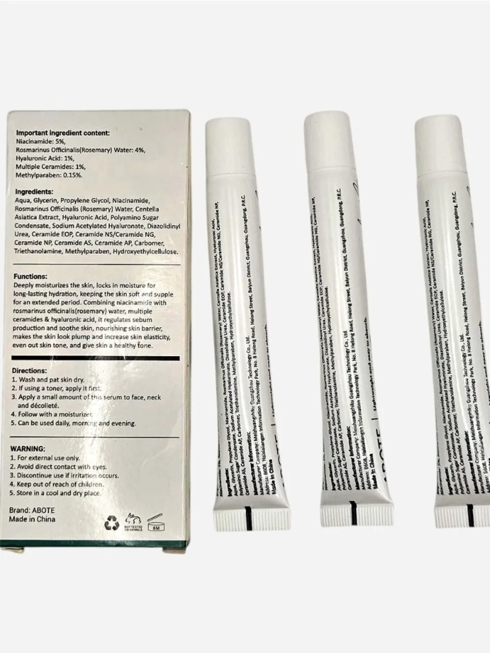 5% Niacinamide Face Serum Cream - White